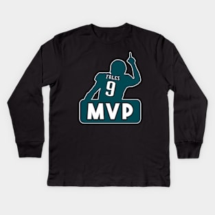 Foles MVP Kids Long Sleeve T-Shirt
